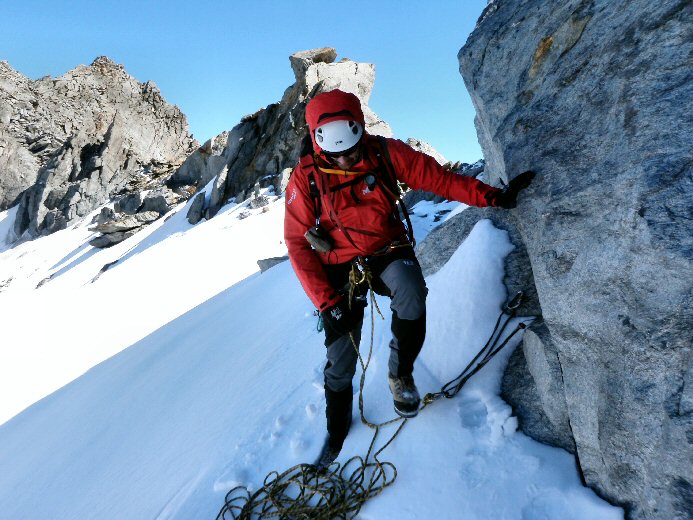 Arete du Soleil (28).jpg - Au Passage de Rosoire sur l'arte souffle un terrible vent glacial